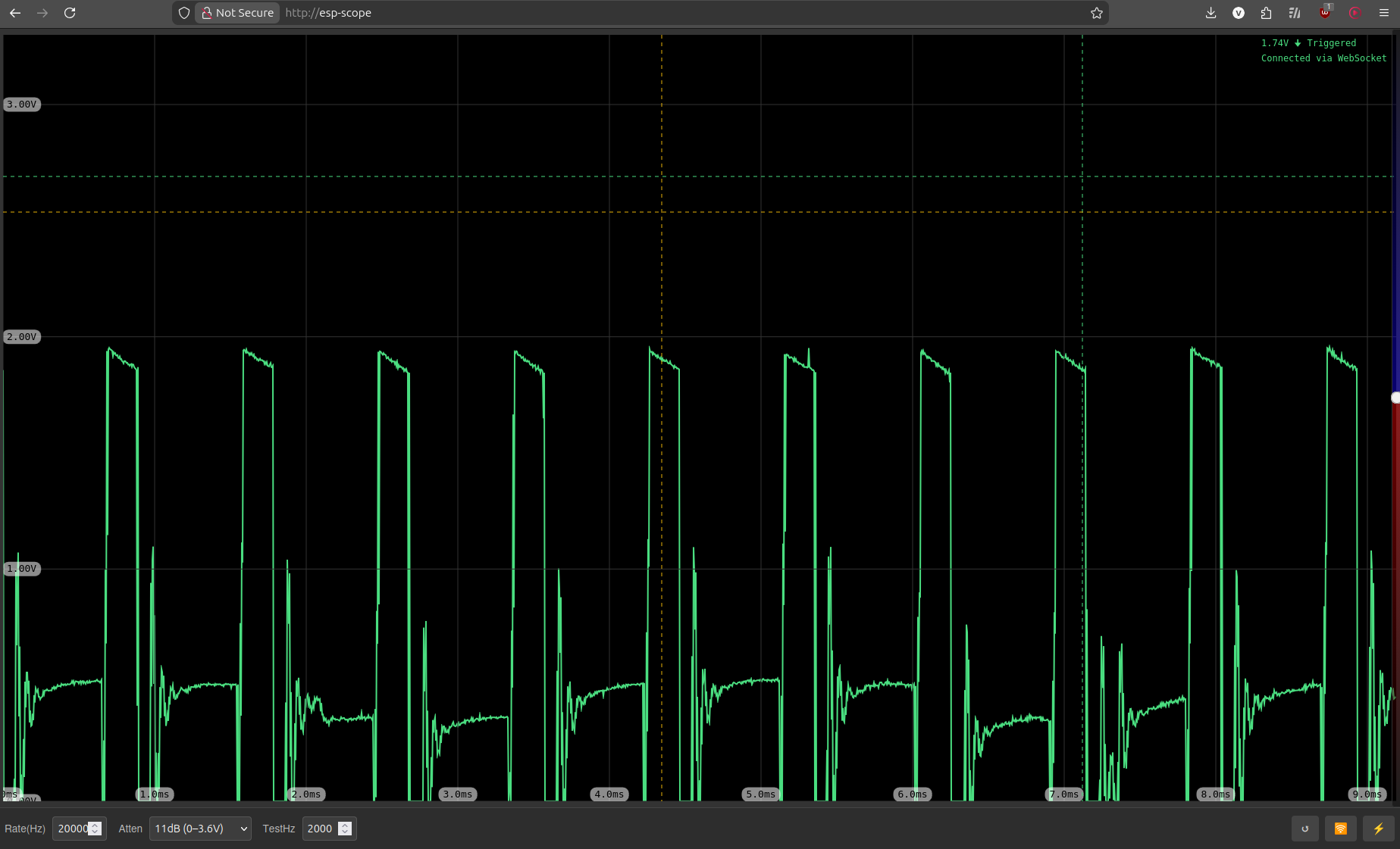 ESP-Scope web interface
